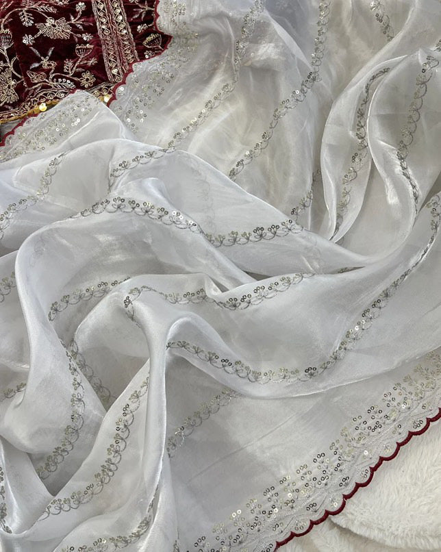 Sari Zimmy Choo en soie