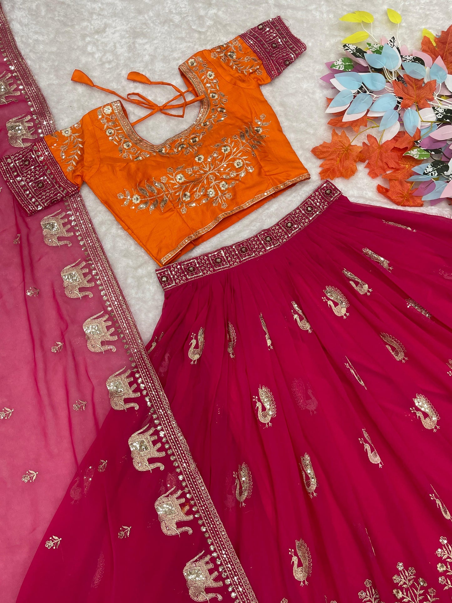 Festival Elegance : Lehenga Choli fully stitched