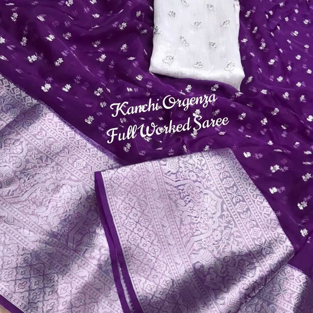 Sari jacquard Kanchi Organza