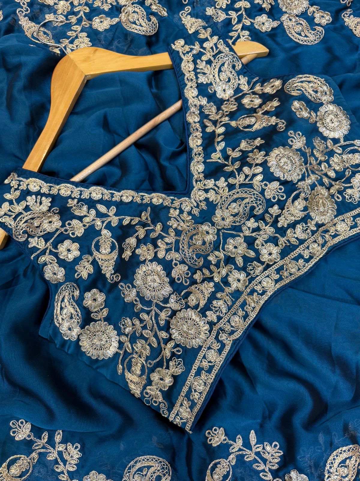 Exquisite Rangoli Silk Saree with Sequins Embroidery – Elegance Redefined